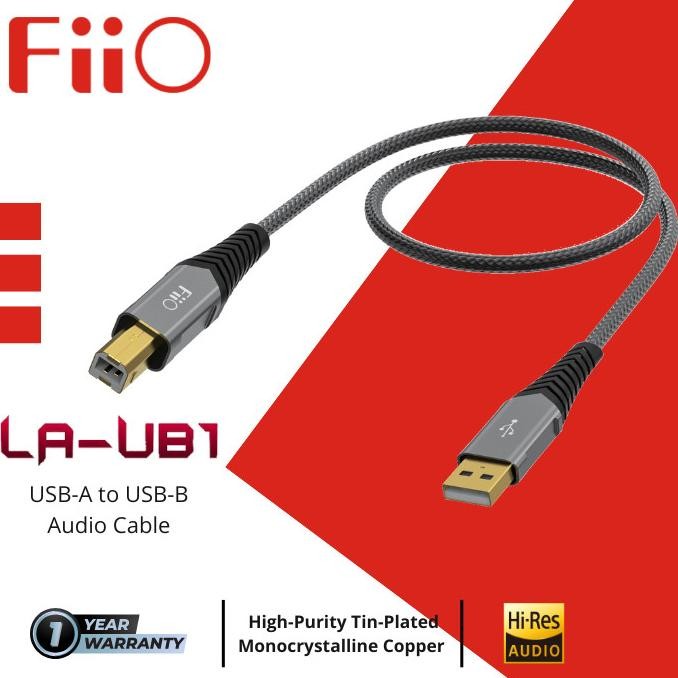 FIIO LA-UB1 HIFI AUDIO CABLE USB-A TO USB-B