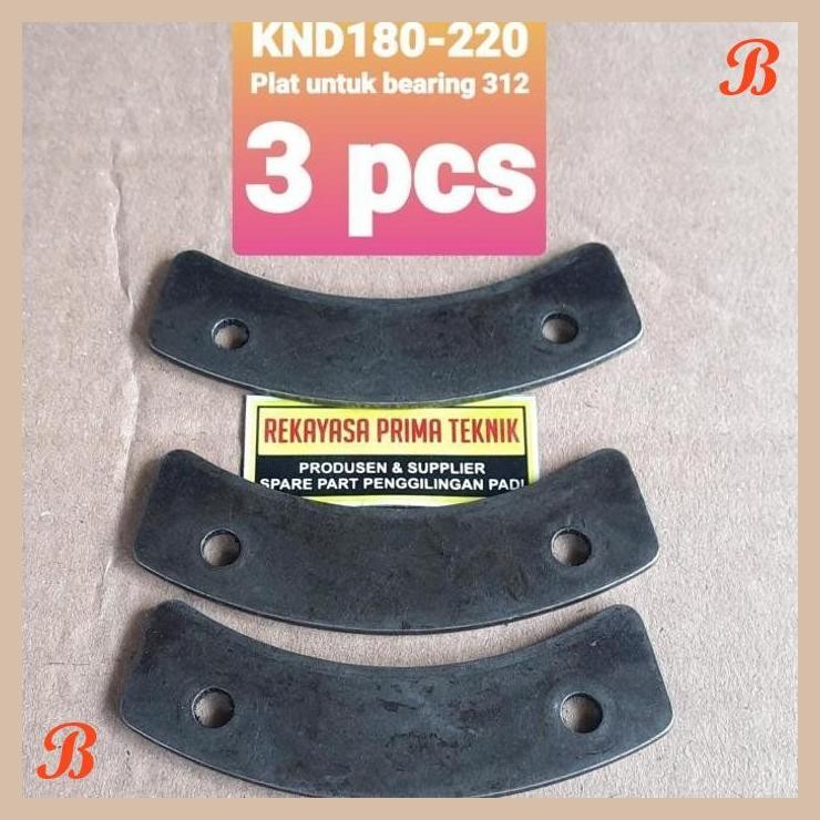| RKY | PLAT 3 PCS UNTUK BEARING 312 N KND180 KND190 KND220 KND250 ASLI ORIGINAL KUBOTA KND 180 190 