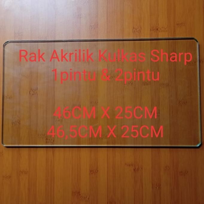 RAK KACA KULKAS LEMARI ES SHARP