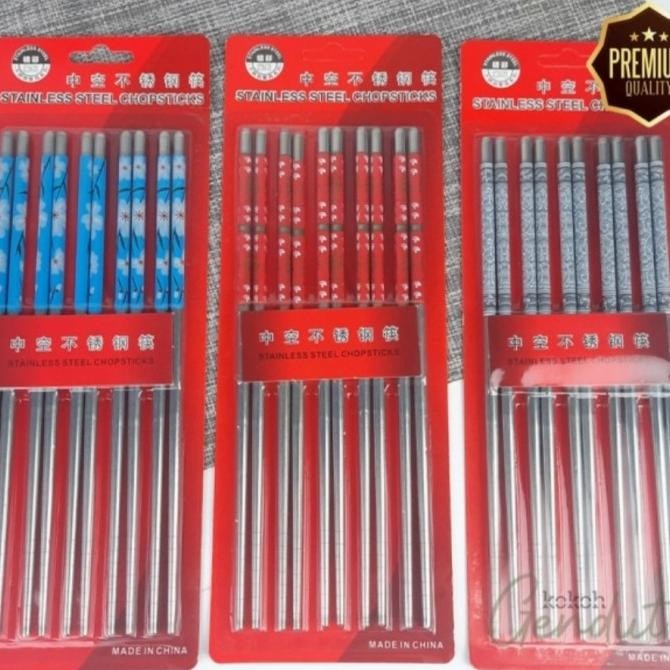 ] Sumpit Stainless Korea | Sumpit Stainles | Sumpit Makan | Sumpit Korea