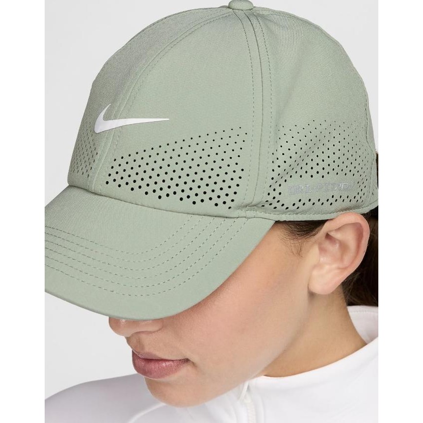 CO Nike Dri-FIT ADV Club Untructured Swoosh Cap White Black Tennis Hat Gym Run Fitness Running Snapb