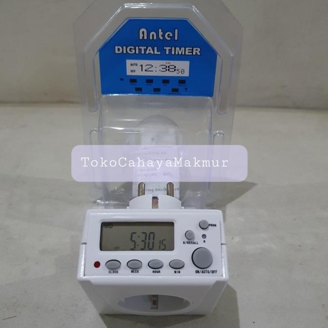 Timer Switch Digital/Stop Kontak Digital/Progamme Timer 24Hours Antel