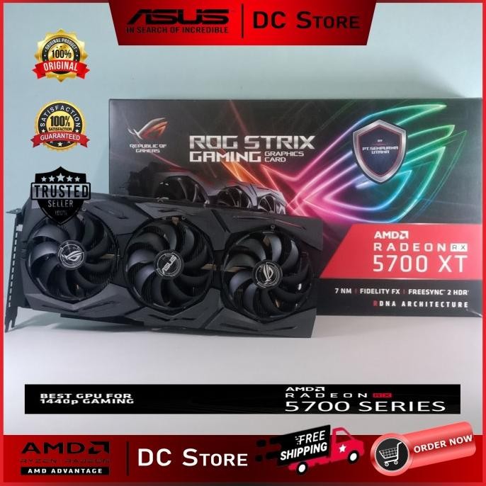 CO VGA Asus ROG Strix AMD Radeon RX 5700 XT 8GB GDDR6