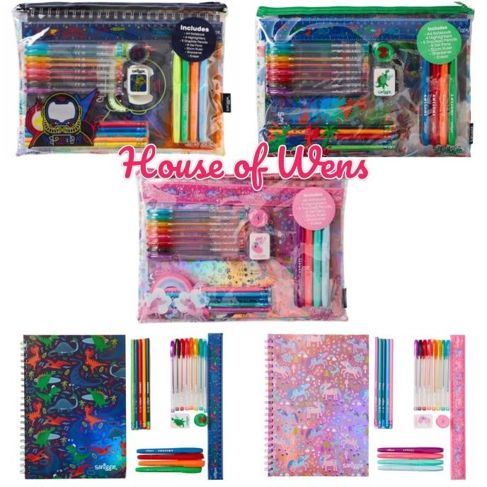 

diskon! smiggle fashion stationery kit - paket alat tulis smiggle original