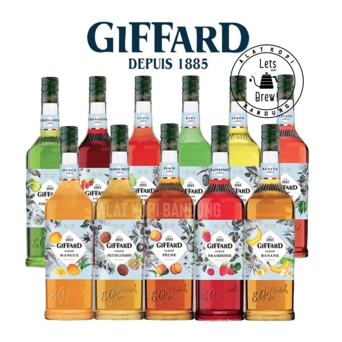 

Siap Kirim Giffard Syrup 1L / syrup Giffard 1000ml Fruit Flavour Buah dan Bunga