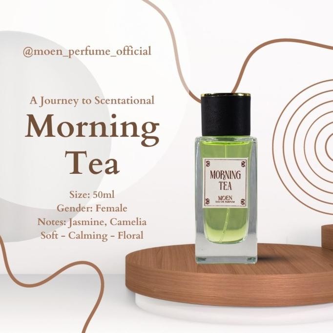 Siap Kirim MOEN PERFUME - Morning Tea - Parfum Wanita Wangi Bunga - Parfum Mewah