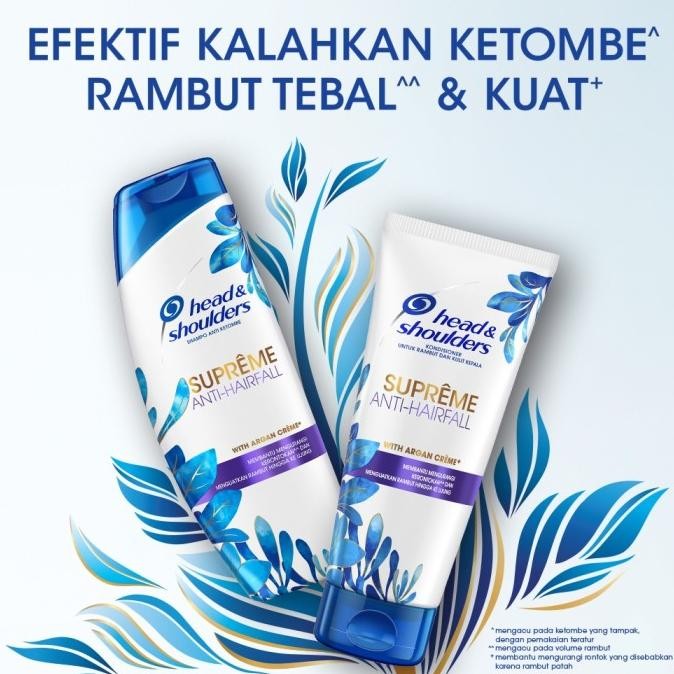 Head And Shoulder Sampo Supreme Perawatan Rambut Anti Hairfall 480Ml Asli