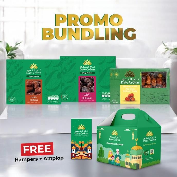 

Promo Bundling Kurma Date Crown Gratis Hampers dan Amplop Original dan Terpercaya