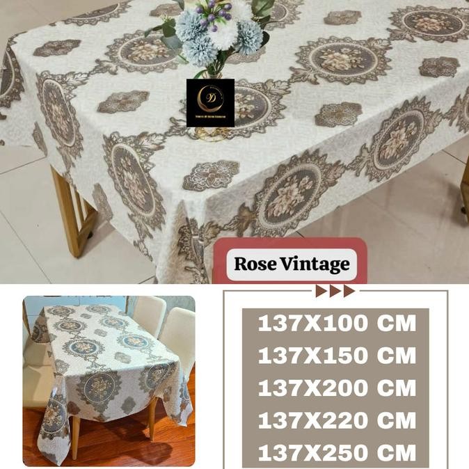 JUAL Taplak Meja Tamu Marble Marmer Waterproof Panjang 1 2 3 4 Meter