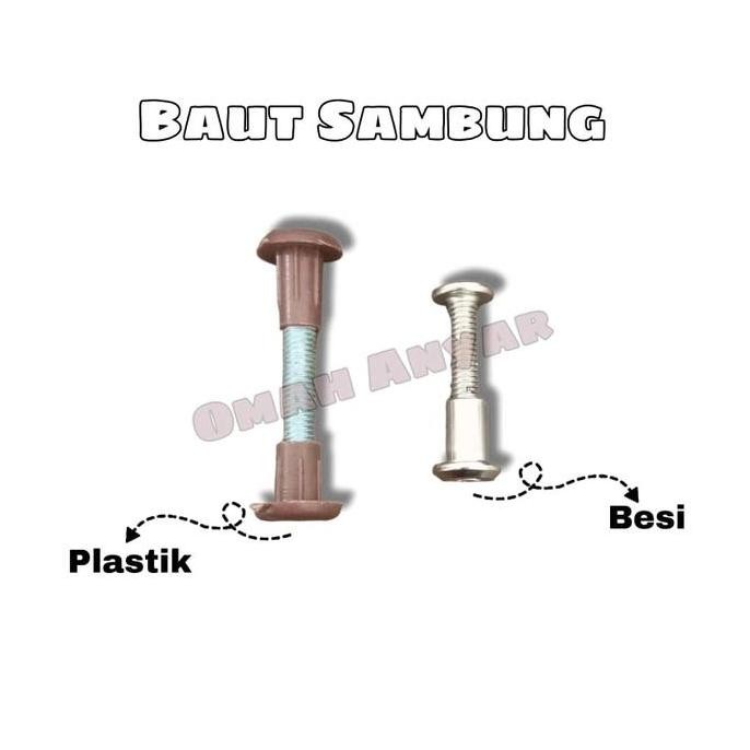>>>>>] Baut Sambung Besi Plastik Bolt BUKAN Baut Knockdown