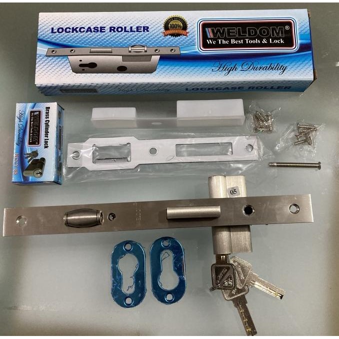 BODI KUNCI PELOR PINTU ALUMINIUM WELDOM