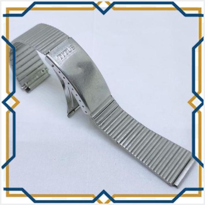 [RAC] RANTAI JAM TANGAN ANTIK TITUS SWISS VINTAGE WATCH BRACELET 18MM STAINLESS SOLVIL ET TITUS PART