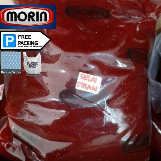 

Selai Morin Strawberry Jam Spread Refill Pouch 2 Kg Ready Original Dan Terpercaya