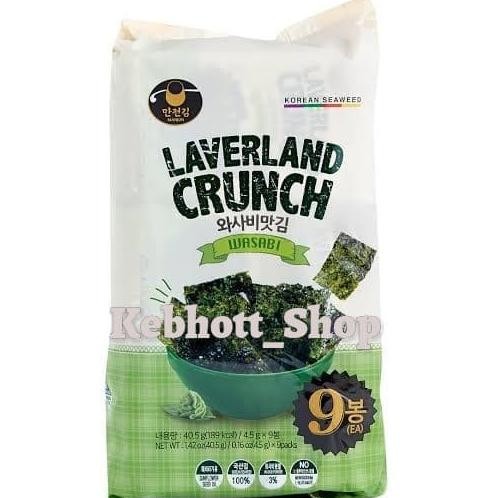 

Majun Laverland Crunch Waabi Orean Eaweed 405Gr Rumput Laut Waabi
