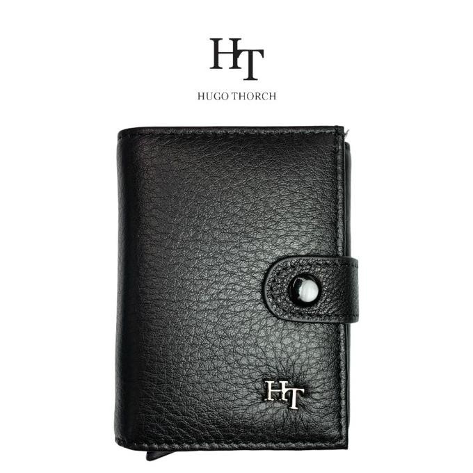 

Eksklusif Dompet Kartu Card Holder Pria Ht Anti Rifd Kulit Asli