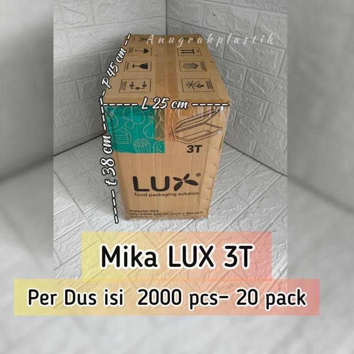 

CO Kotak mika makanan 3T mika kue uk 14.5 x 8.5 cm PER KARTON / DUS