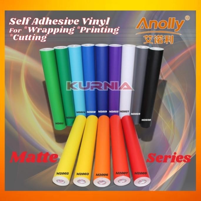 

CO STIKER CUTTING / STICKER WRAPPING ROLL ANOLLY MATTE SERIES L. 53 CM