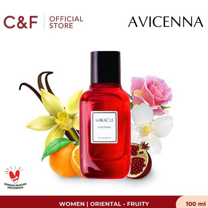 NEW AVICENNA MIRACLE WOMEN  EDP 50ML / 100 ML - PARFUM WANITA