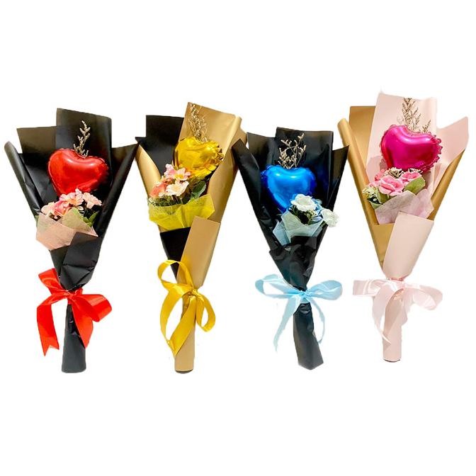 siap kirim] Bouquet 1 balloon, buket balon bunga