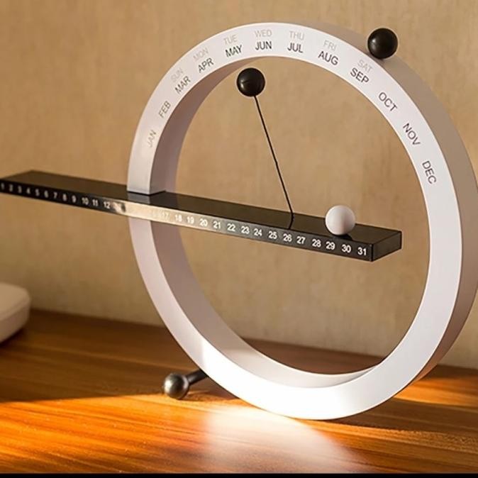 

Nordic Calendar Table Kalender Meja Retro Vintage Home Decor Cafe