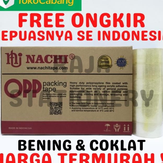 

Laban Nachi 2 Inch 100 Yard 48Mm Opp Bening Colat Tape 1 Du 72 Roll