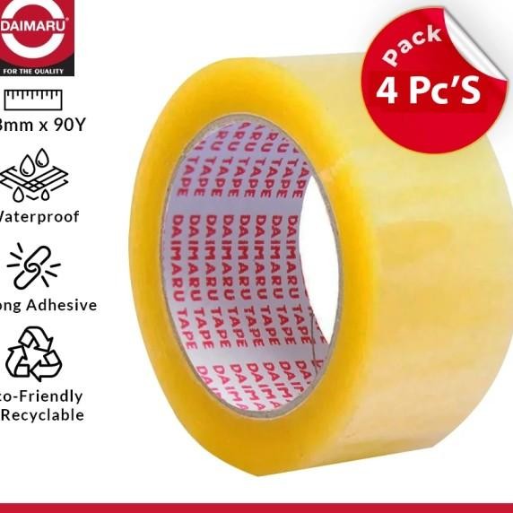 

Daimaru Tape Laban Bening 48 Mm 90 Yard 2 Inch 4 Pc Opp Olai Bening Tranparan