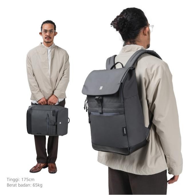 Murah Bodypack Modest 1.2 Laptop Backpack Tas Laptop - Abu
