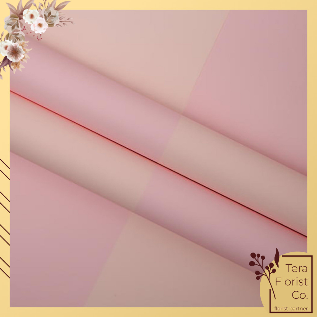 

RB 20 Lembar Cellophane Pastel Dual Tone Kertas Bunga Flower Wrapping Kertas Buket Wrap Paper