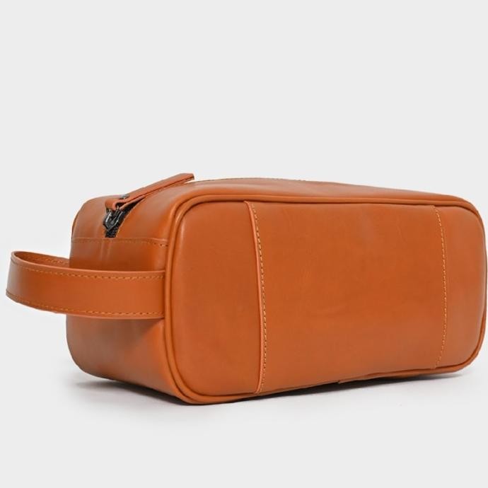 Promo Gk Dopp Kit - Tas Pouch Kulit Asli/Tas Pouch Kulit/Pouch Pria