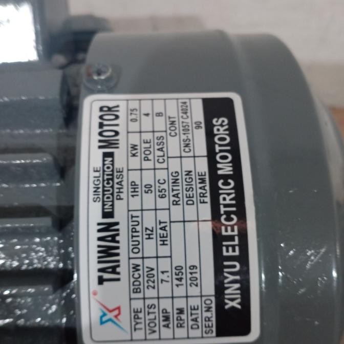 Grosir Xinyu Mesin Dinamo 1 Hp 1 Phase 4 Pole Electro Motor 1Hp 750 Watt 220V