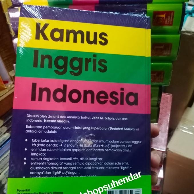 

Terlaris Kamus Bahasa Inggris Indonesia John Echols Ready Stok