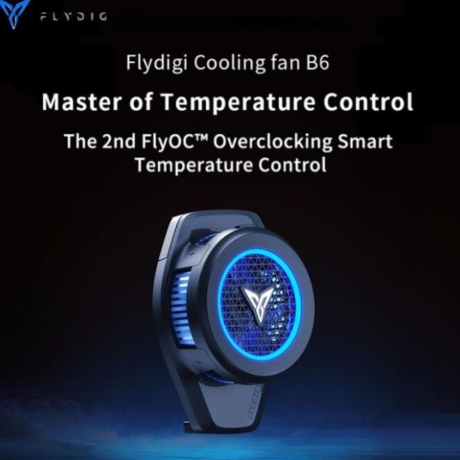 Flydigi B6 / B6X 20W Mobile Phone Cooling With Overclocking Fan Cooler Original Dan Terpercaya