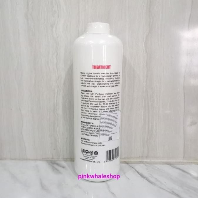 1000Ml Keratin Pelurusan Rambut U Keratin Treatment Salon Profesional Original Dan Terpercaya