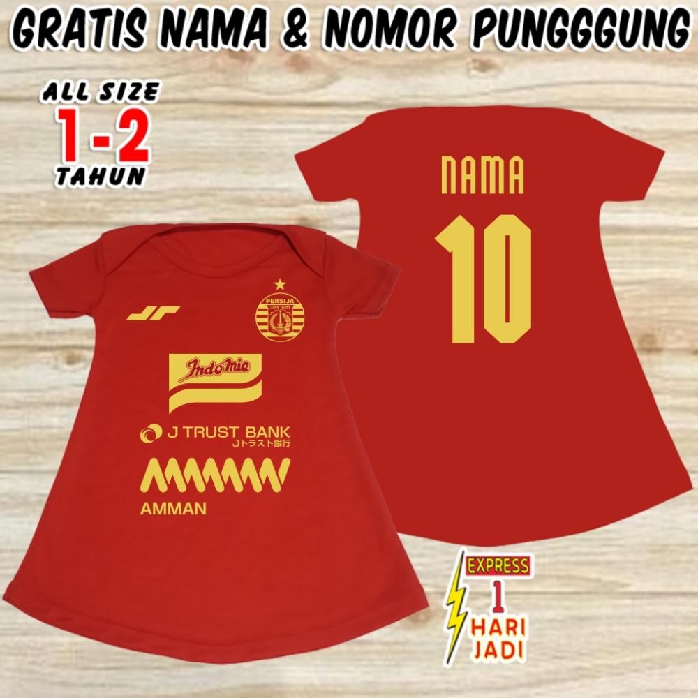 Dress Anak Perempuan Cewek Klub Sepak Bola Negara Kaos Set Pakaian Perempuan Baju Bola Bayi Dres Pol