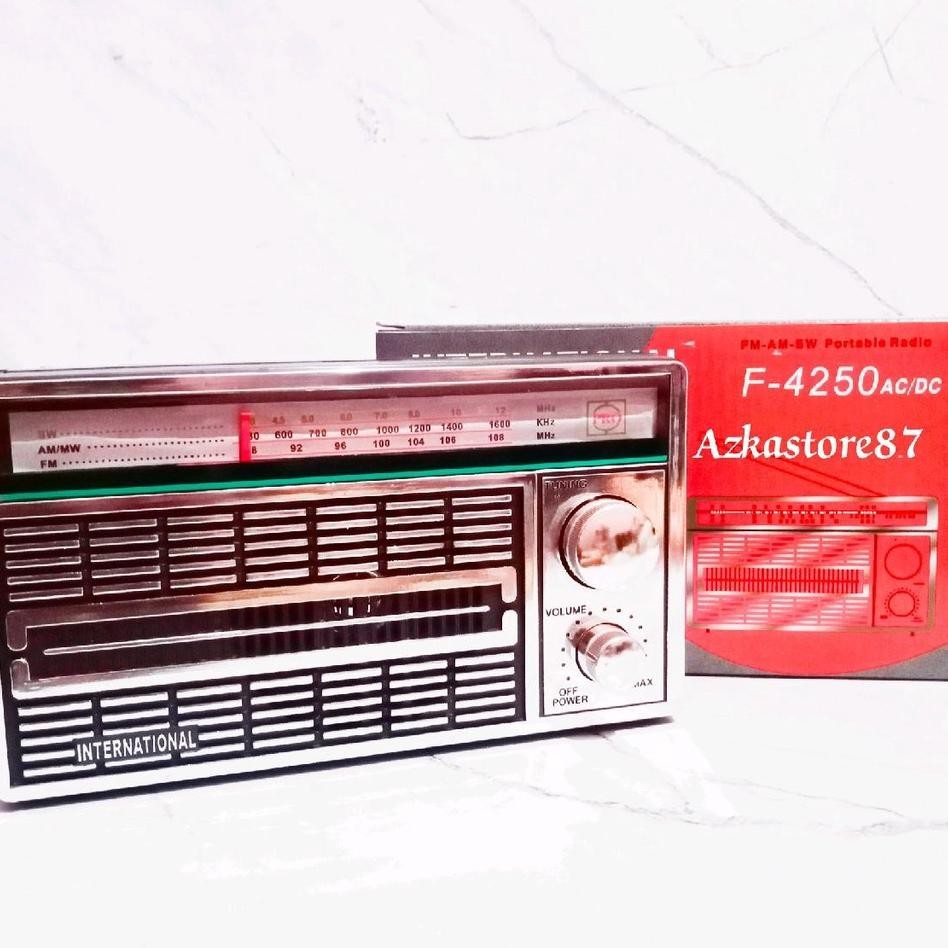 Radio International 4250 Radio Clai Radio Jadul Radio Portable 3 Band Amfmw