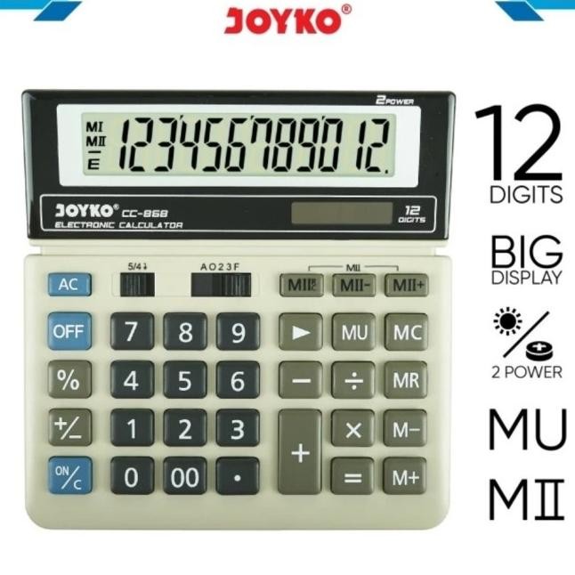 

Alulator Joyo Cc868 Calculator 12 Dit Detop Cc868 Bdiplay
