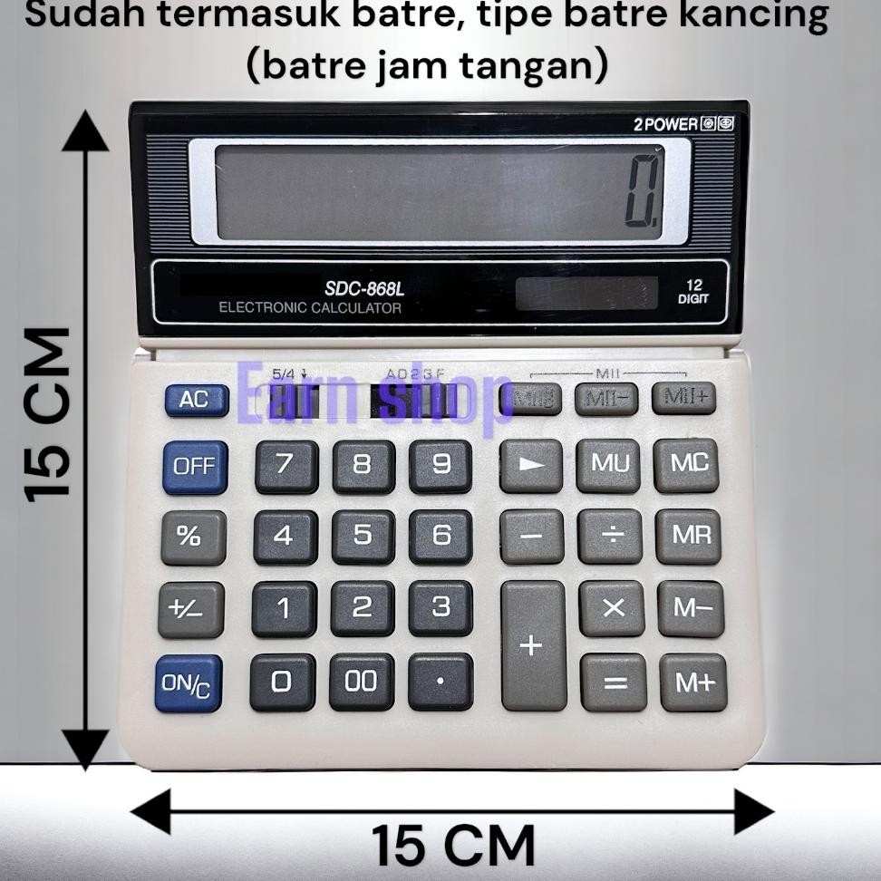 

Alulator Dc868L 12 Dit Du Putih