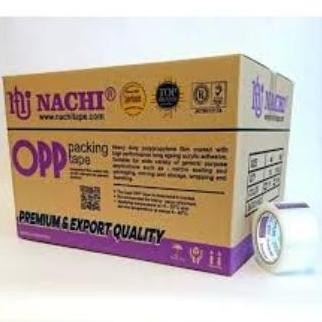 

HOT SALE Lakban nachi 2 inch / OPP nachi 2 inch bening dan coklat / per dus