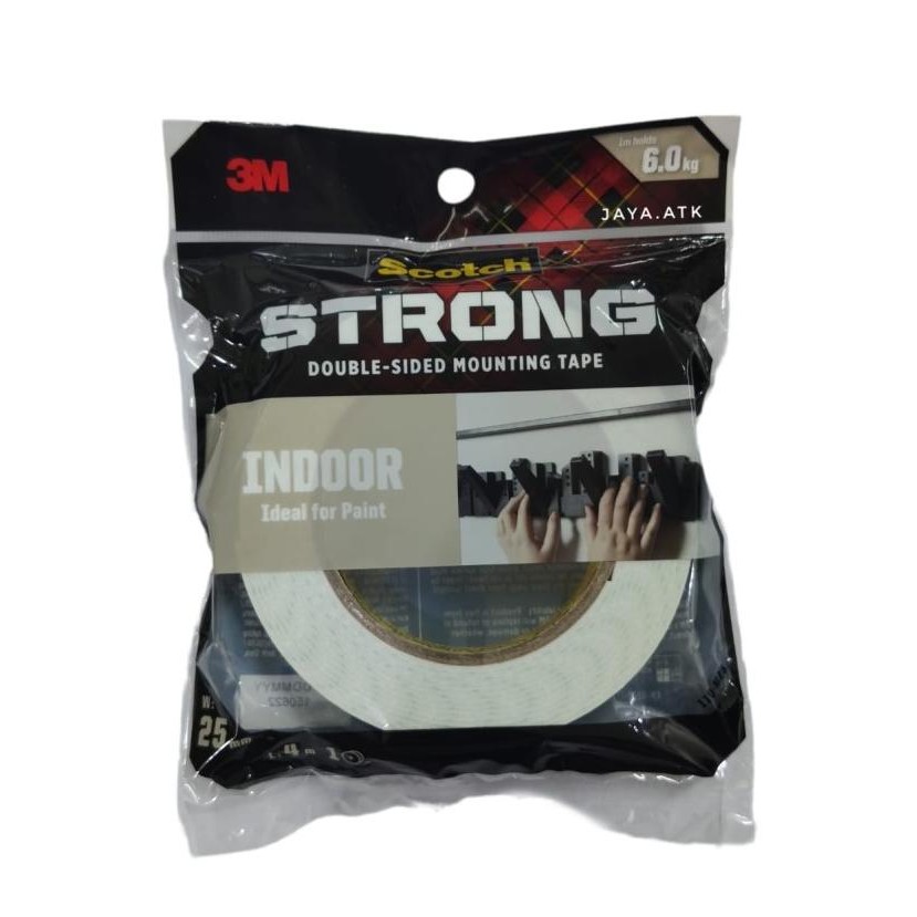 

TERMURAH 3M SCOTCH DOUBLE TAPE 110-M25 MOUNTING SELOTIP 25MM X 4M 6KG INDOOR