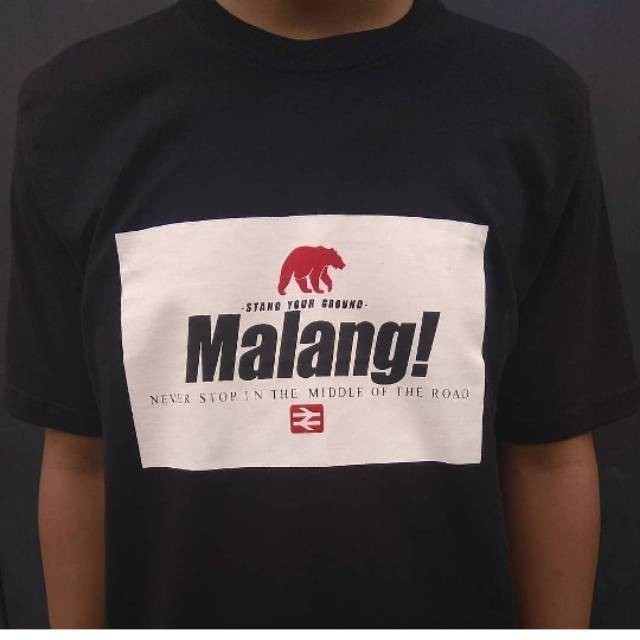 Kaos T Shirt Pria Awaydays Malang Ngalam Casual Ultras