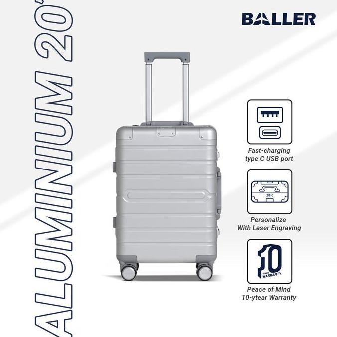Baller Koper Aluminium 20 inch - Silver