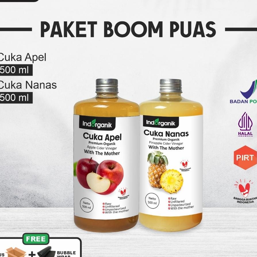 

Indorgani Paet Hemat Cua Nana Ml Dan Cua Apel Ml Diabete Ala