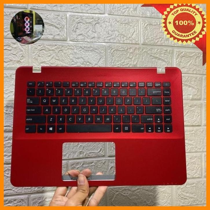 (TED) FRAME KEYBOARD ASUS A442 X442 A442U X442U MERAH ORIGINAL