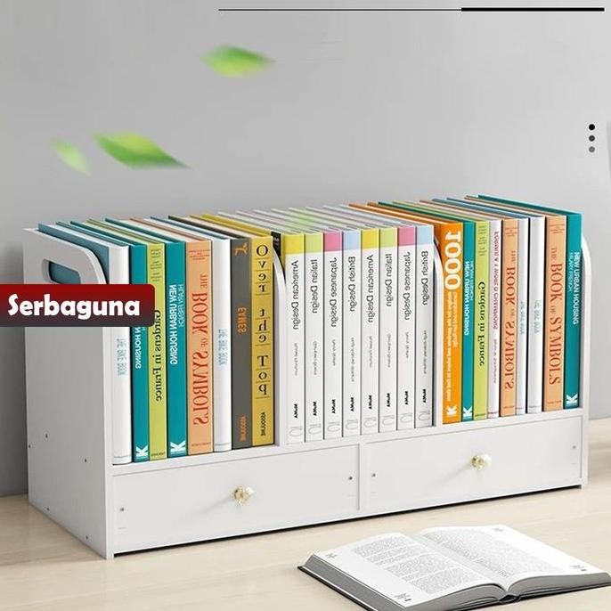 

YOSINOGAWA - Kotak Penyimpanan Desktop Sederhana Rak Penyimpanan Kantor Asrama Siswa Rak Buku Kecil