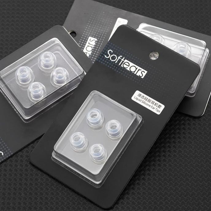 Grosir Softears Uc(Ultra-Clear) Tips Premium Medical-Grade Silicone Eartips