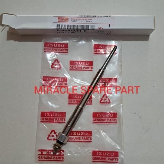 Busi Pemanas Glow Plug Isuzu Dmax D-Max D Max 4Jj1 4Jk1 Great Quality