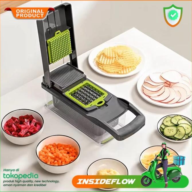 POTATO CHIPPER ALAT PEMOTONG STIK KENTANG GORENG PISAU POTONG KENTANG SAYUR WORTEL BAWANG KRIPIK