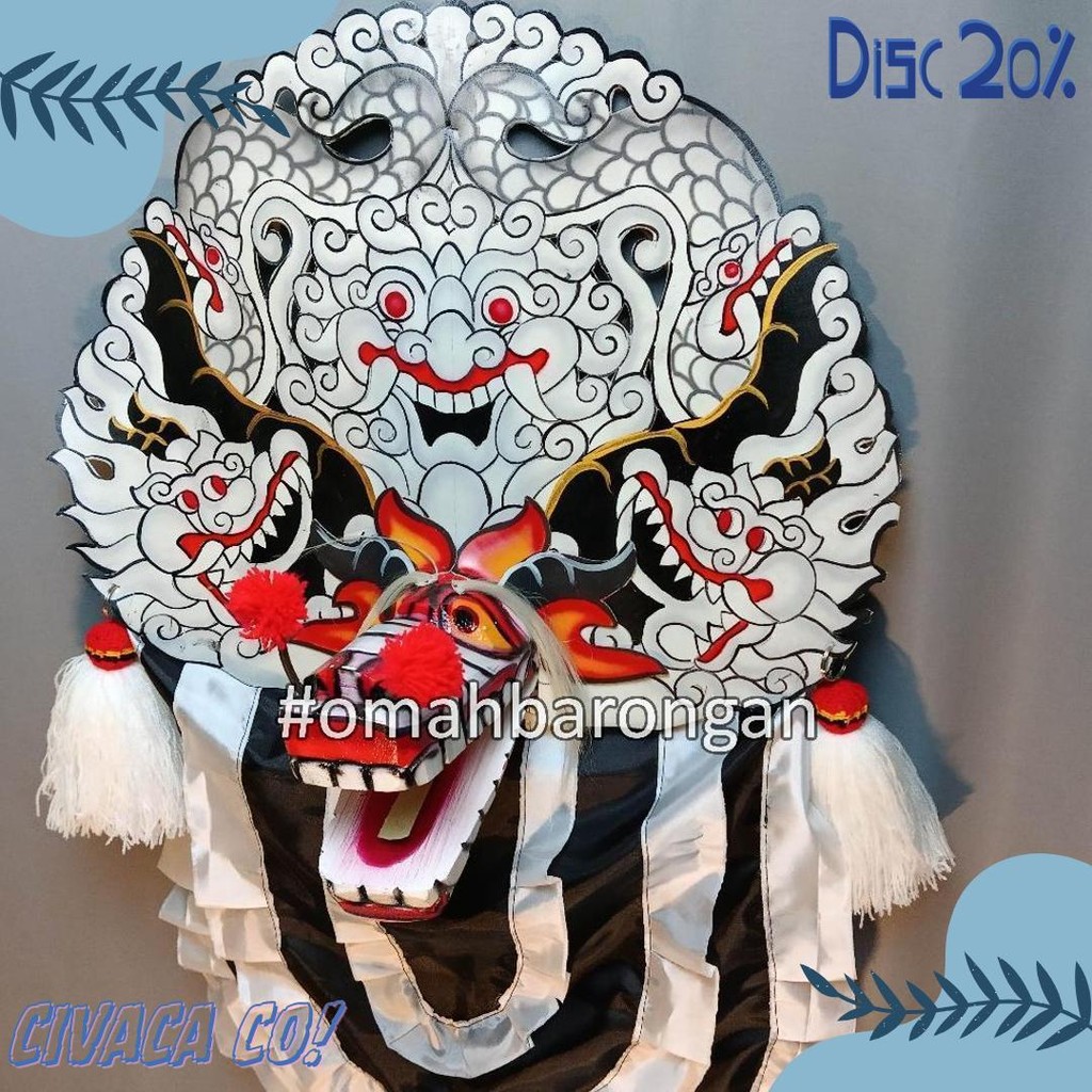 Barongan Casper Full Kayu Waru Untuk Anak