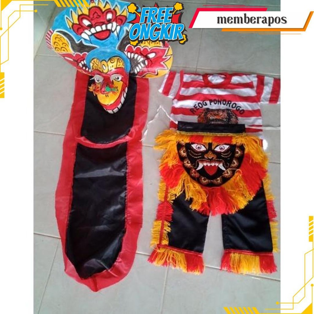 Pake Barongan Anak Dan Baju . Baju Barongan Anak Murah. Barongan Anak. Barongan Murah. Baju Reog. Ba