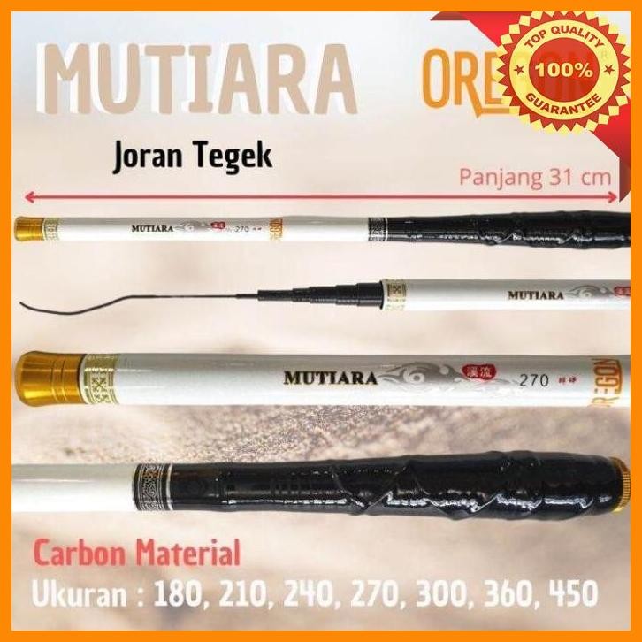 (SFL) JORAN TEGEK OREGON MUTIARA 450 KAKU CARBON RUAS PENDEK KUAT